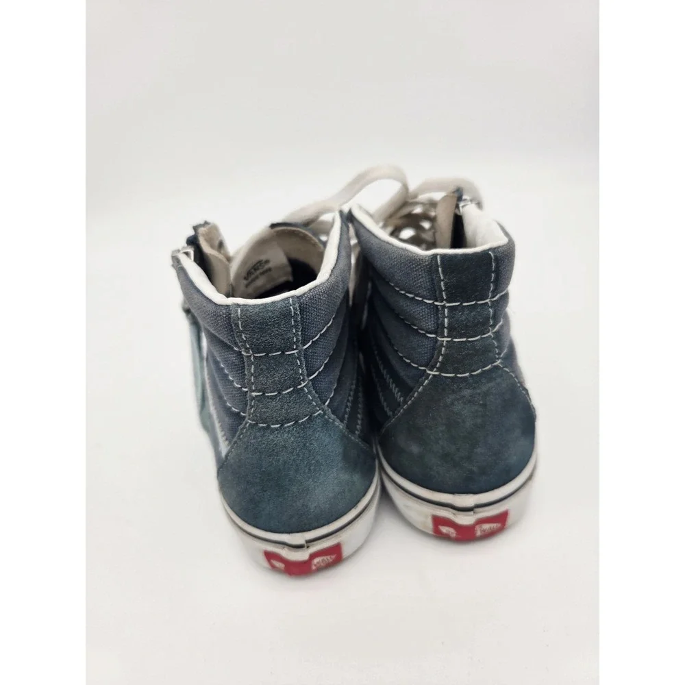 Vans Sk8-Hi Reissue Blue Denim Sneakers Unisex Fit Men's 4 Women's 5.5